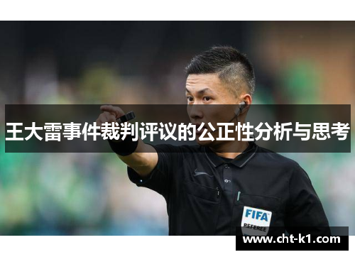 王大雷事件裁判评议的公正性分析与思考