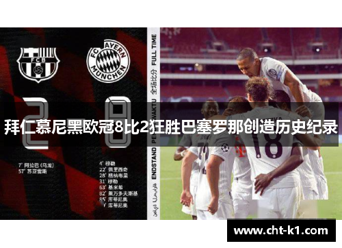 拜仁慕尼黑欧冠8比2狂胜巴塞罗那创造历史纪录 拜仁慕尼黑欧冠8比2狂胜巴塞罗那创造历史纪录